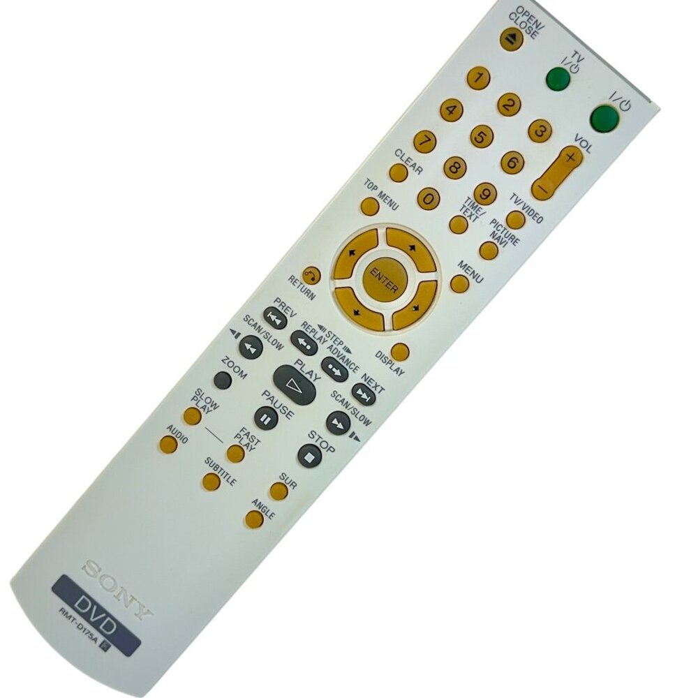 Sony DVD Remote Control RMT-D175A For Home Entertainment System